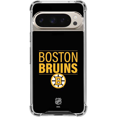 NHL Boston Bruins Lineup Google Pixel 9 Pro XL Clear Case